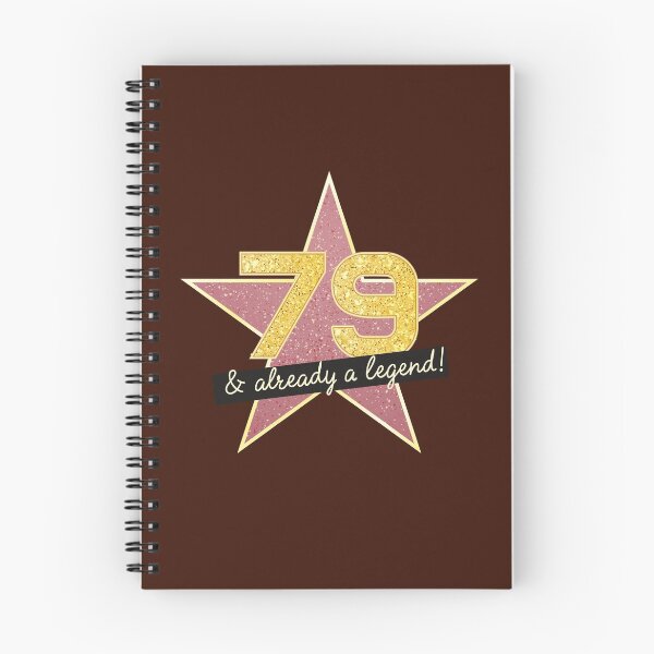 Item preview, 79th Birthday Gifts - 79 Years old & Already a Legend designed and sold by betternotes.