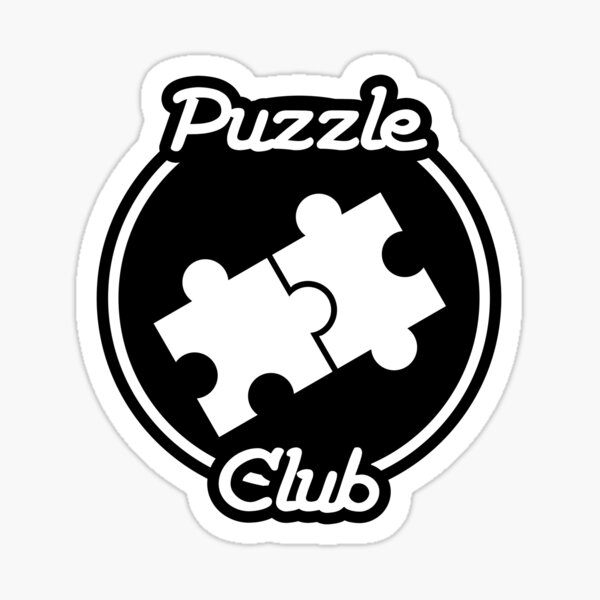 "Puzzle Club" Sticker by Feelklin Redbubble