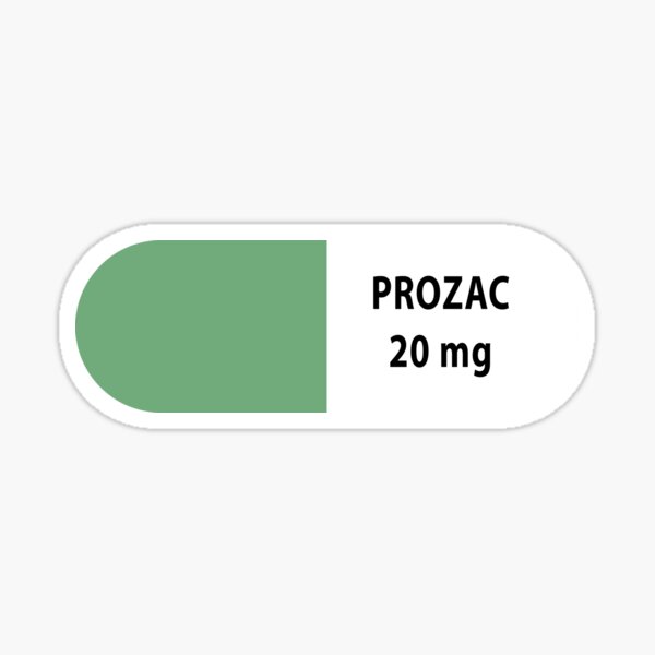 PROZAC 20mg Sticker