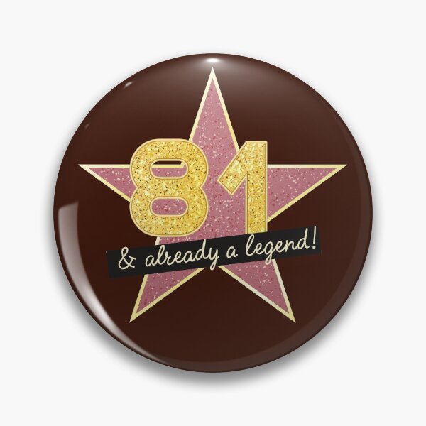 Item preview, 81st Birthday Gifts - 81 Years old & Already a Legend designed and sold by betternotes.