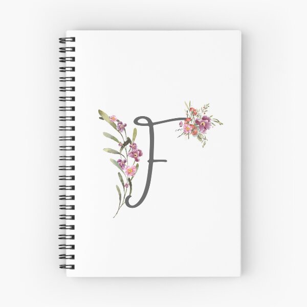 Item preview, Floral Initial Letter F designed and sold by TheFamilyVan.