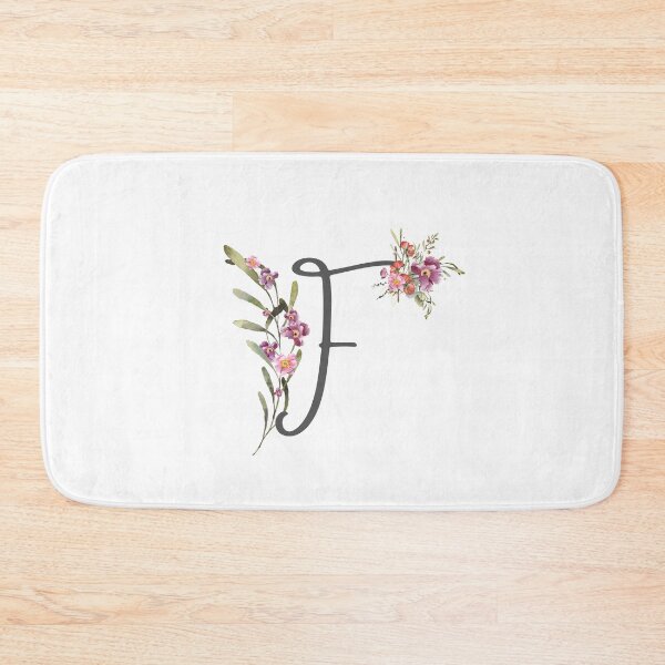 Item preview, Floral Initial Letter F designed and sold by TheFamilyVan.