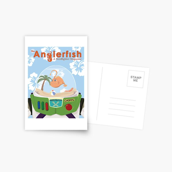 The Anglerfish Issue 6 - Chomps of Star Command Postcard