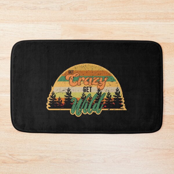 Item preview, Get Crazy Get Wild Old Retro Vintage Style Distressed designed and sold by tinypurpleland.