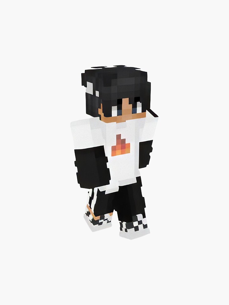 Sapnap but a fire demon Minecraft Skin