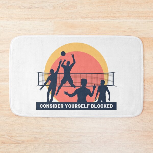 Item preview, Funny Volleyball Consider Yourself Blocked designed and sold by JustCreativity.