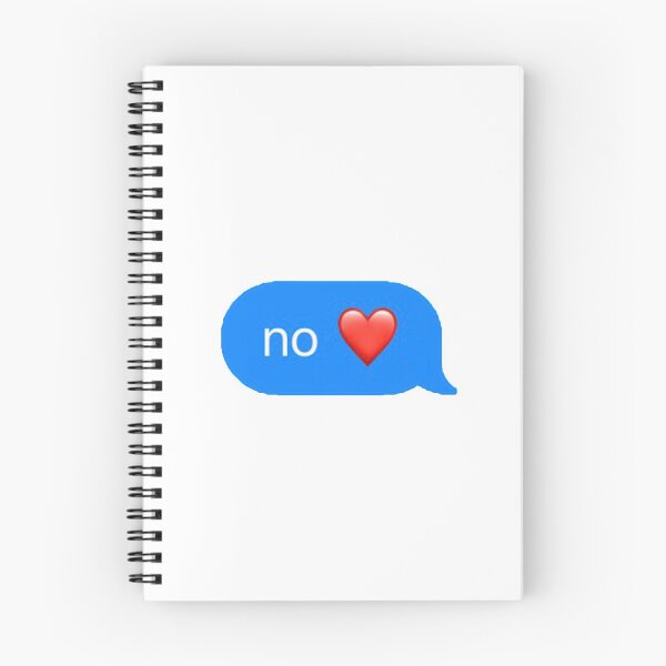 Item preview, no heart emoji text designed and sold by disneyboy7.