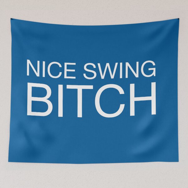Item preview, Nice swing bitch Joe Kelly quote designed and sold by PG Illustration.