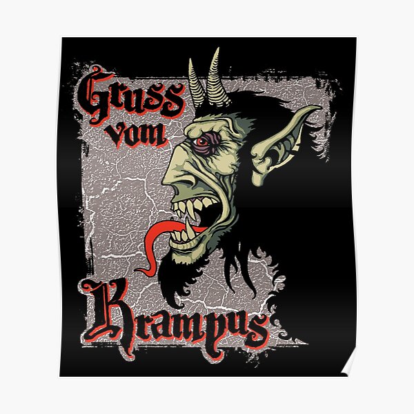 Gruss vom Krampus! Poster