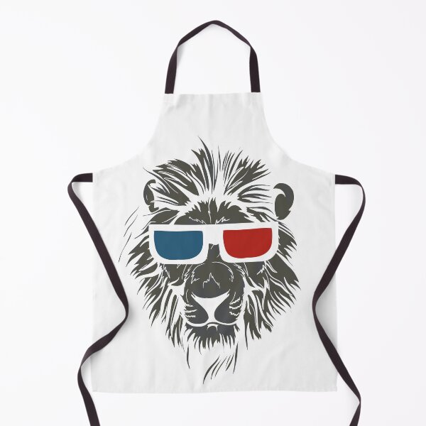 Item preview, Lion with 3D sunglasses designed and sold by BALONROSU.