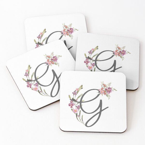 Item preview, Floral Initial Letter G designed and sold by TheFamilyVan.