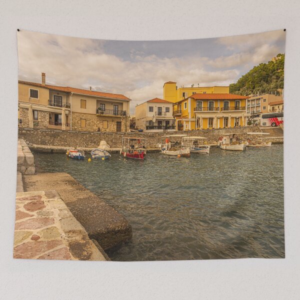 Item preview,  Boat in Nafpaktos Fortress designed and sold by KensLensDesigns.