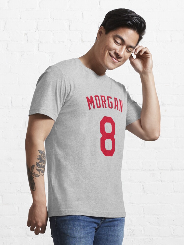 Joe Morgan Cincinnati Reds Grey V-neck Jersey for Sale in