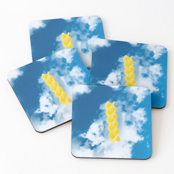 Item preview, fusillo italian pasta food in the sky with clouds designed and sold by magarigaveras.