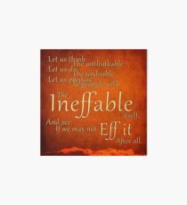 Douglas Adams Art Board