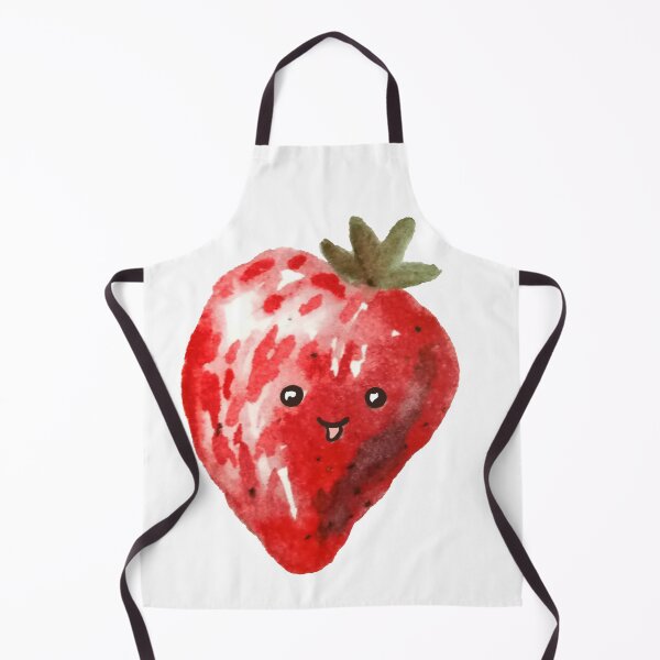 Happy Strawberry Apron
