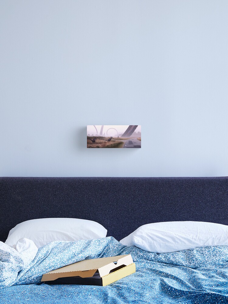 Thumbnail 1 of 3, Canvas Print, Septemberjägare designed and sold by simonstalenhag.
