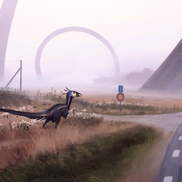 Artwork thumbnail, Septemberjägare by Simon Stålenhag