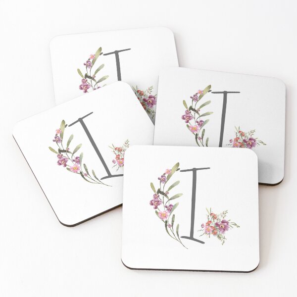 Item preview, Floral Initial Letter I designed and sold by TheFamilyVan.