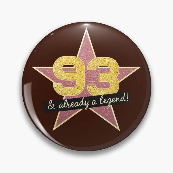 Item preview, 93rd Birthday Gifts - 93 Years old & Already a Legend designed and sold by betternotes.