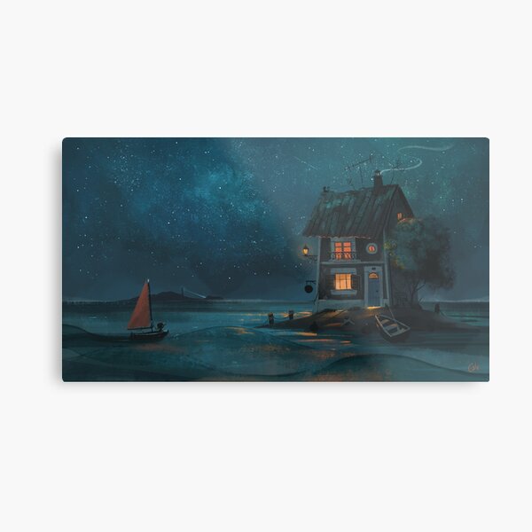 Sailing Home Metal Print