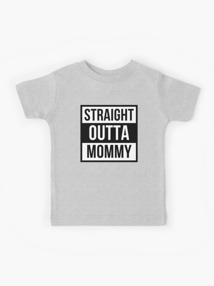 straight outta mommy onesie and hat