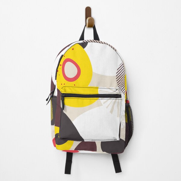 Item preview, Pebble Stone – abstract pattern design in yellow, brown and white designed and sold by Pia Kolle.