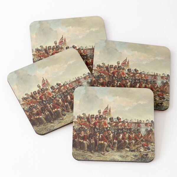 Item preview, HD. The 28th Regiment at Quatre Bras, by Lady Butler, 1875 designed and sold by ArmoniMundi.