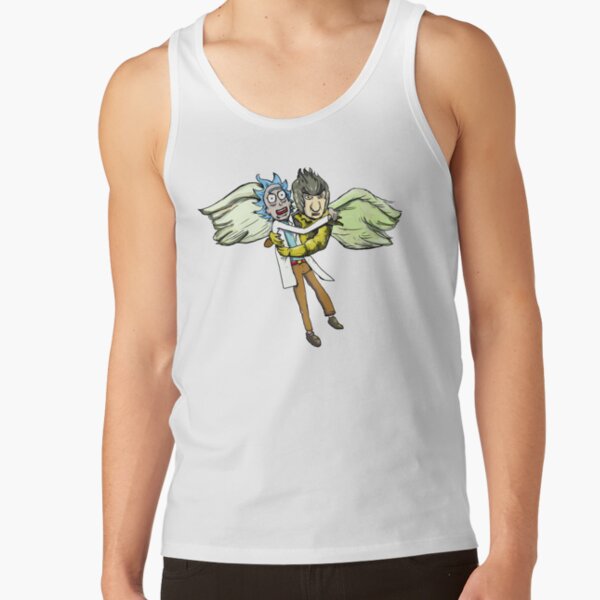 Rick Sanchez and Birdperson Flying Together Tank Top