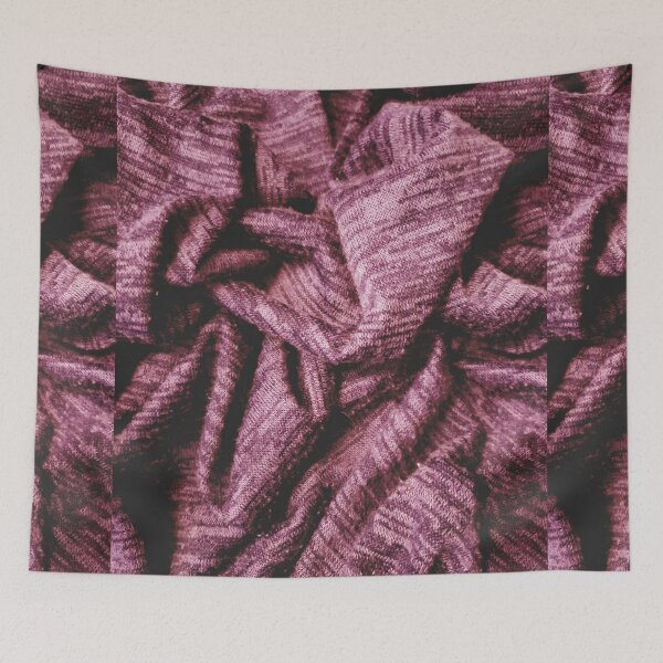 Item preview, Berry coloured heathered fabric designed and sold by Kim-Pratt.