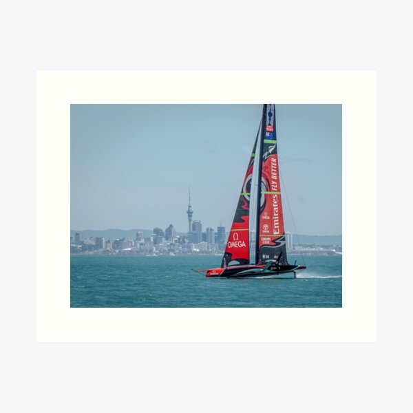 Emirates Team New Zealand - America's Cup Team Te Aihe Art Print