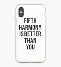 Vinilo o funda para iPhone Quinta armonía es mejor que tú