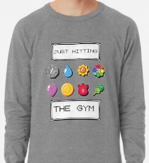 Pokemon im Fitnessstudio Leichter Pullover