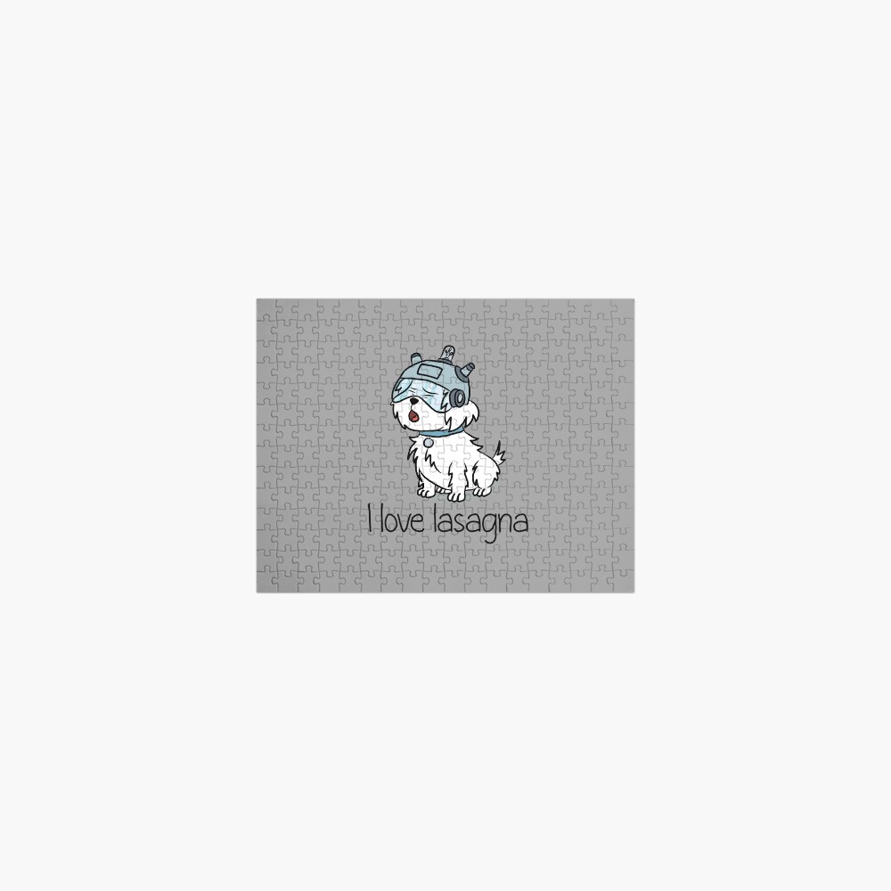 "I Love Lasagna" Snuffles - Rick and Morty Jigsaw Puzzle