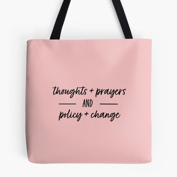 Item preview, Thoughts + Prayers AND Policy + Change designed and sold by Modern World Catholic.