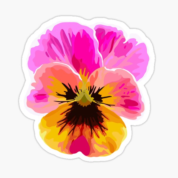 Item preview, Pink Pansy Flower designed and sold by Designs by V.