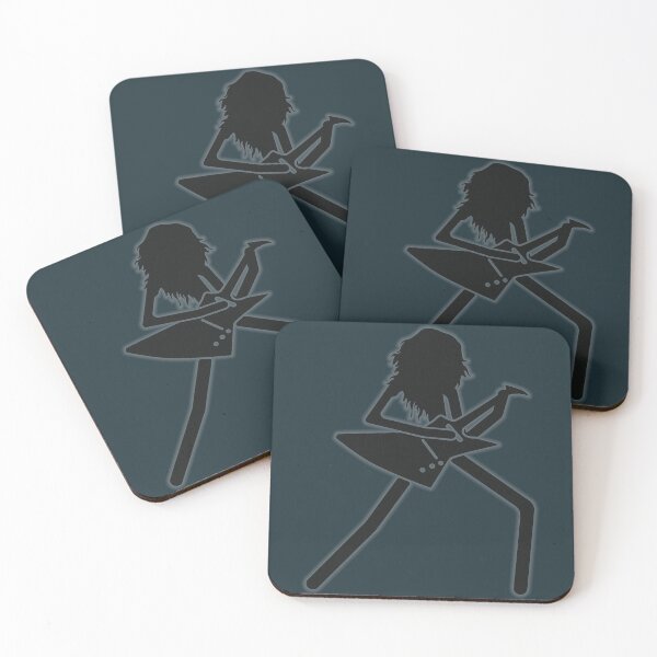 Item preview, Stickman Metal Guitarist (Black) designed and sold by AjingDesigns.
