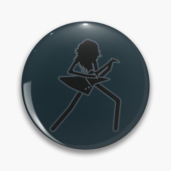 Item preview, Stickman Metal Guitarist (Black) designed and sold by AjingDesigns.