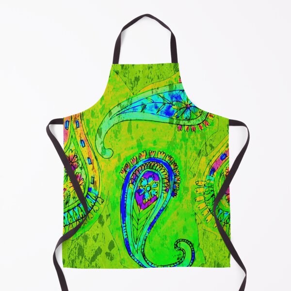 Item preview, giant green paisley designed and sold by Nickdavisinghe.