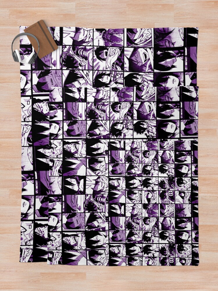 Alternate view of Tamaki Amajiki Collage color version Throw Blanket