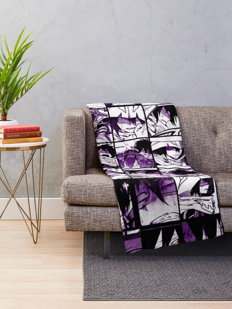 Alternate view of Tamaki Amajiki Collage color version Throw Blanket