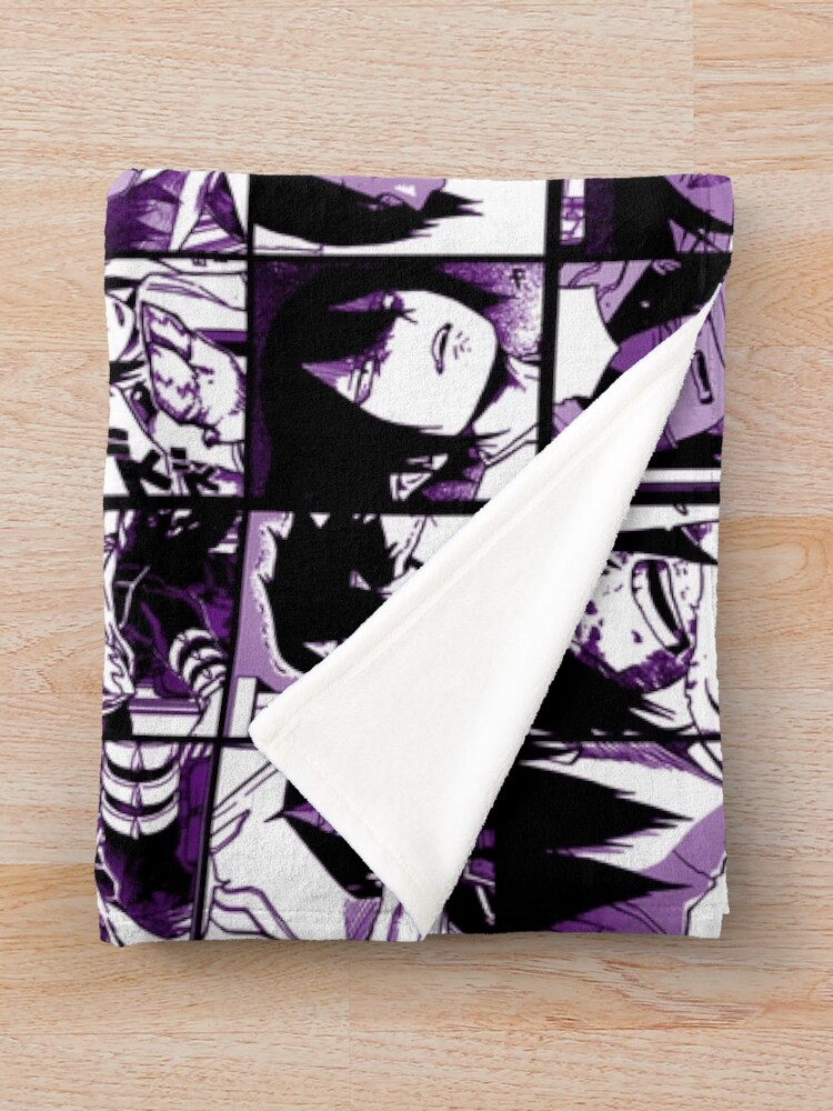 Alternate view of Tamaki Amajiki Collage color version Throw Blanket