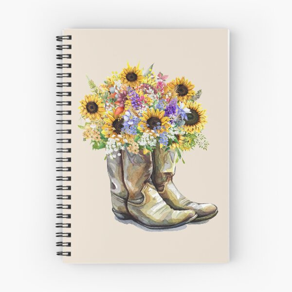 Item preview, Botas Vaqueras Botas Vaqueras Girasoles designed and sold by WildHoneyDesign.