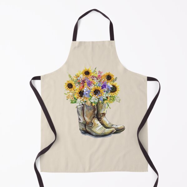 Item preview, Cowboy Boots Cowgirl Boots Sunflowers designed and sold by WildHoneyDesign.
