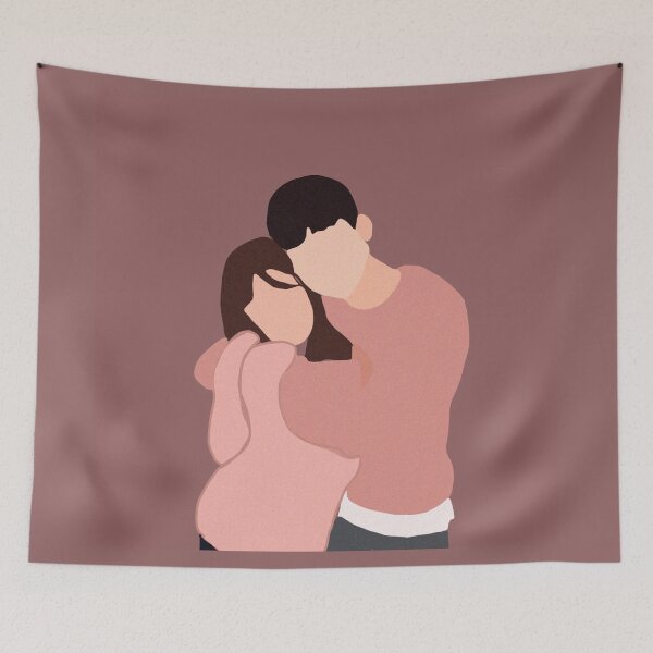 Item preview, Lee Jong Suk + Han Hyo Joo Minimalist  designed and sold by kpopkdramamerch.
