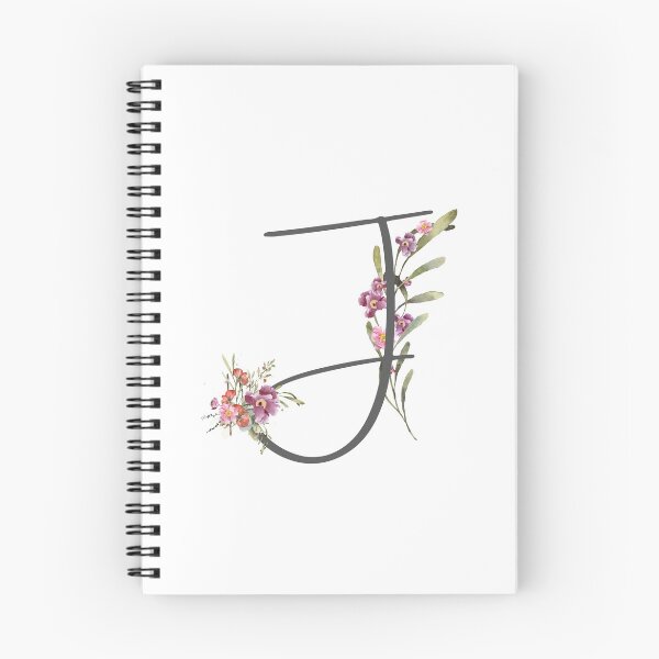Item preview, Floral Initial Letter J designed and sold by TheFamilyVan.