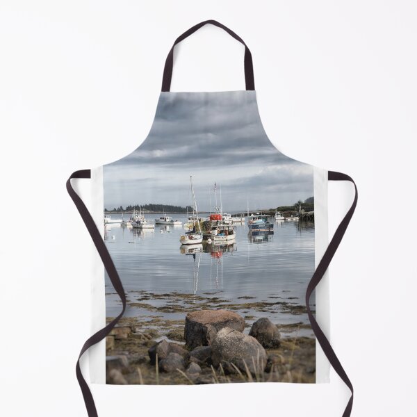 Item preview, lobster boat harbor designed and sold by Cheryl Clegg Photo.