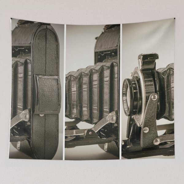 Item preview, Vintage folding bellows camera artwork designed and sold by Christopher Ball.