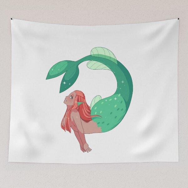 Item preview, Mermaid Yoga designed and sold by MochaMeadow.
