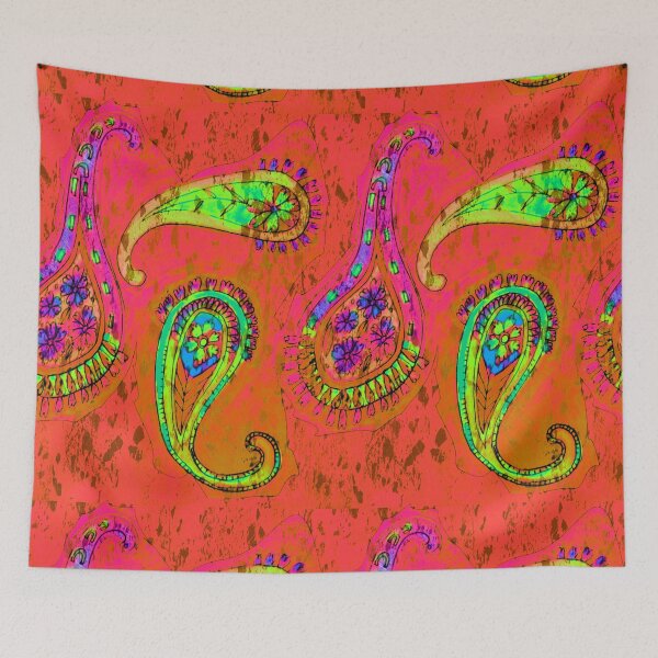 Item preview, giant paisleys sizzling designed and sold by Nickdavisinghe.
